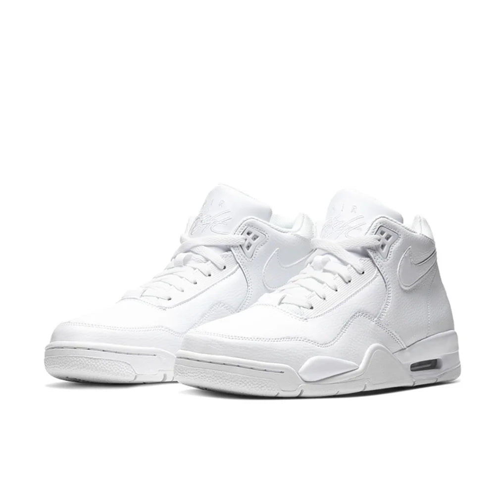 NIKE Flight Legacy men's shoes mid-top jordan 4 air cushion wear-resistant casual basketball sneakers