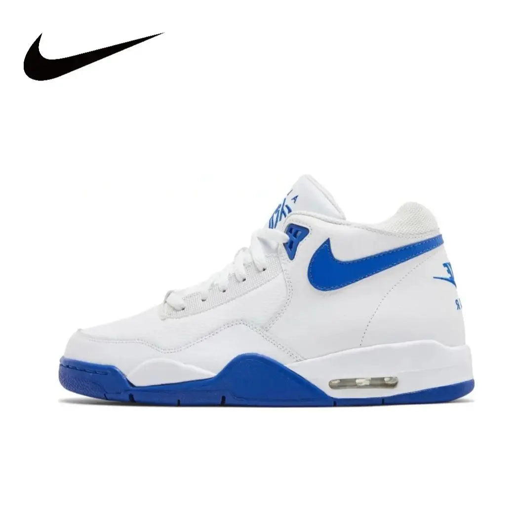 NIKE Flight Legacy men's shoes mid-top jordan 4 air cushion wear-resistant casual basketball sneakers