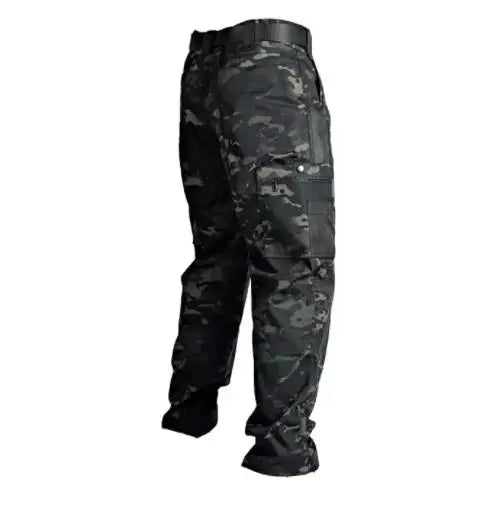 Wear Resistant Work Pant Man Multi-pocket Straight Cargo Trousers Outdoor Jogging Tactical Pants Spring Autumn Casual Trousers