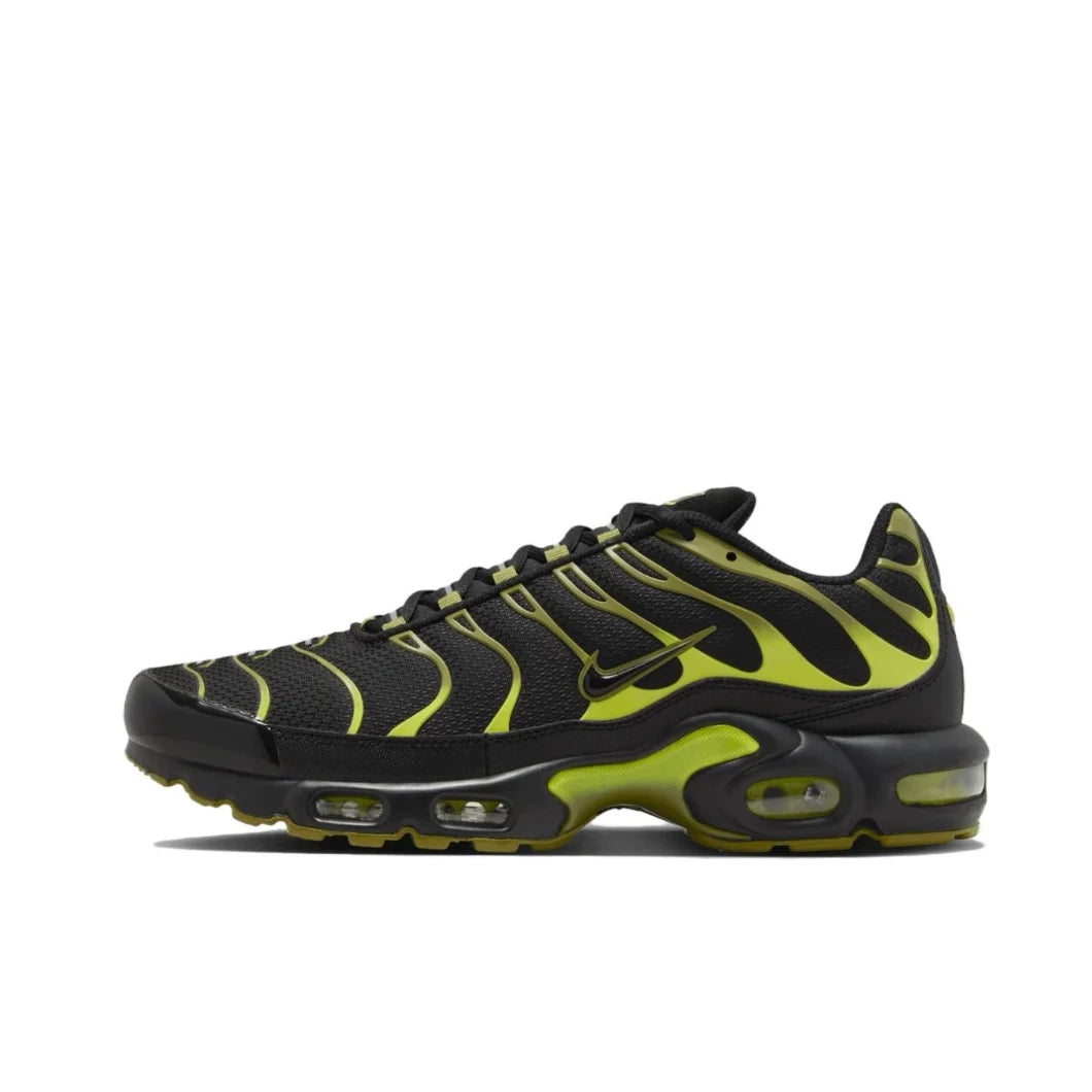 Nike New Air Max Plus TN Men's Sneakers winter Fashionable and comfortable casual shoes Lightweight and wearable Silver&Black