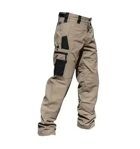 Wear Resistant Work Pant Man Multi-pocket Straight Cargo Trousers Outdoor Jogging Tactical Pants Spring Autumn Casual Trousers