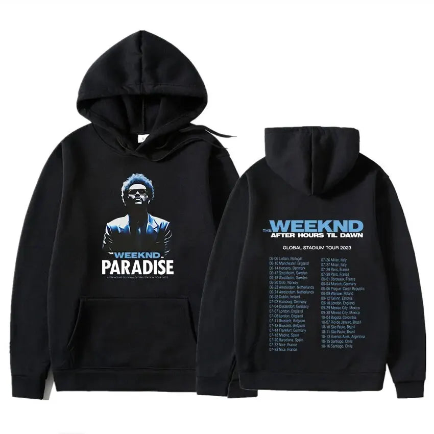 Autumn Singer The Weeknd Print Hoodies Men Women Fashion Casual Sweatshirts Oversized Hoodie Pullovers Tracksuit Unisex Clothing