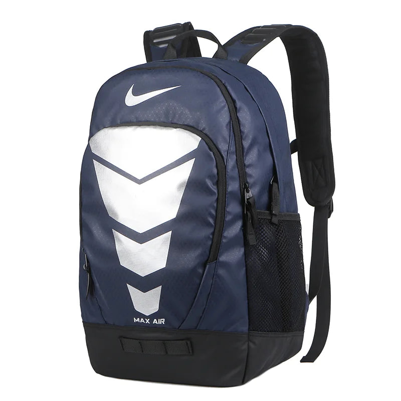 Nike Logo Outdoor Sports Running Cushioning Large Capacity Travel Zipper Closure School Bag Backpack Backpack