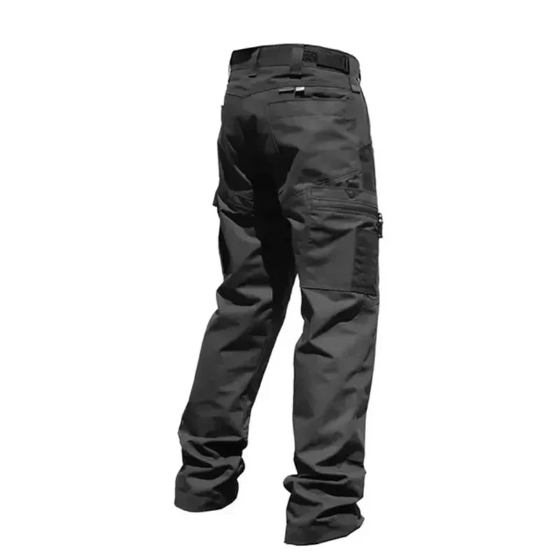 Wear Resistant Work Pant Man Multi-pocket Straight Cargo Trousers Outdoor Jogging Tactical Pants Spring Autumn Casual Trousers