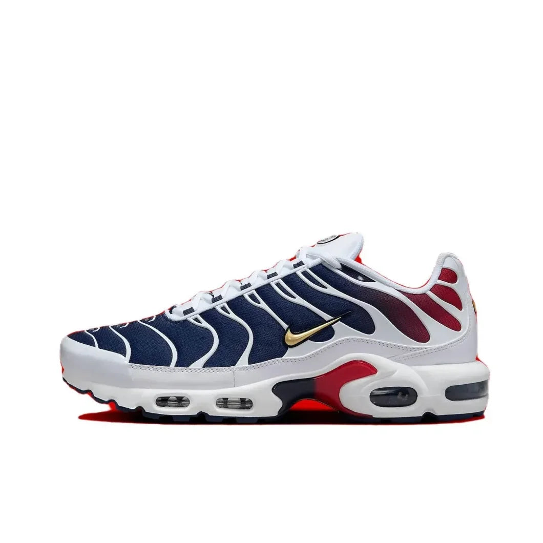 Nike New Air Max Plus TN Men's Sneakers winter Fashionable and comfortable casual shoes Lightweight and wearable Silver&Black