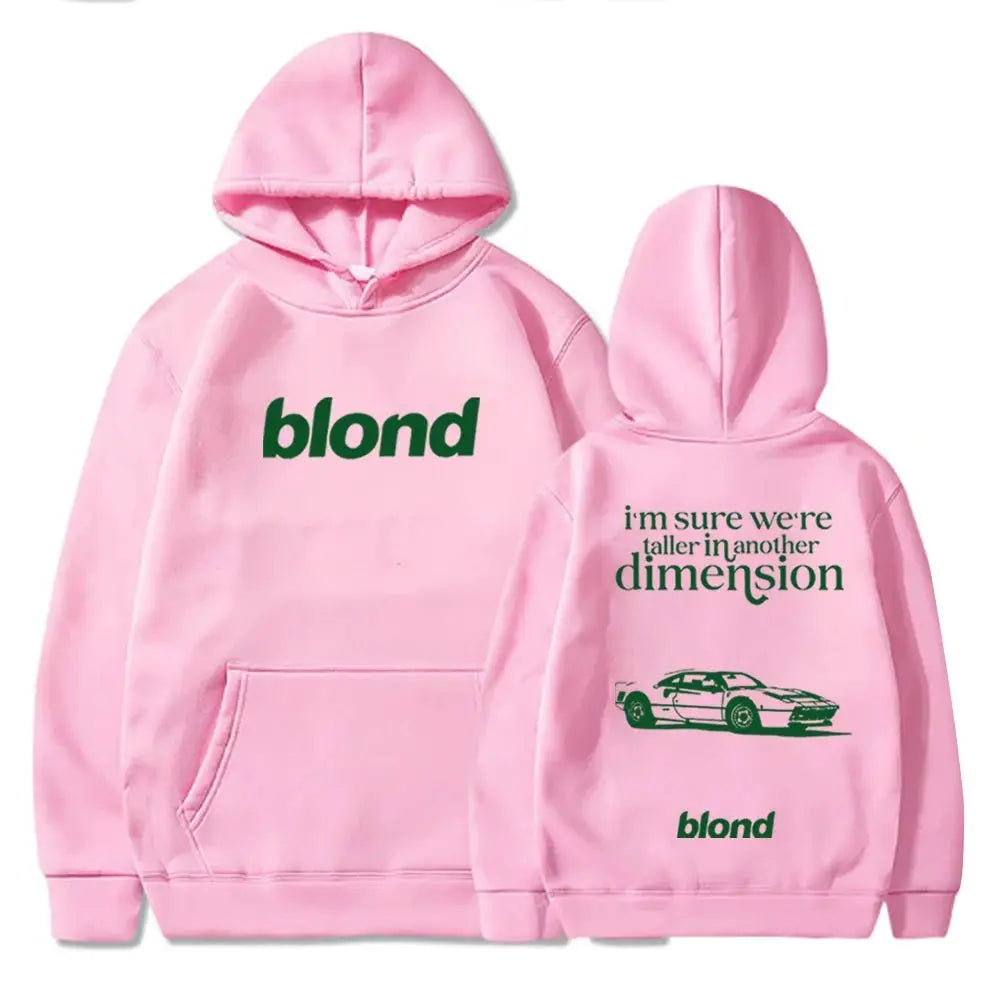 Frank Ocean Blonde Album Hoodie Frank Ocean White Ferrari Music Ladies Harajuku Long Sleeve Sweatshirt Unisex