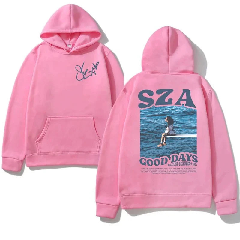 Spring Men's Hoodie Singer Sza Music Album Sos Print Hoodie Women's Sweatshirt Hip Hop Unisex Street Clothing Y2K Clothing Hombr