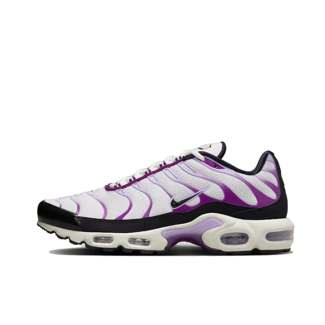 Nike New Air Max Plus TN Men's Sneakers winter Fashionable and comfortable casual shoes Lightweight and wearable Silver&Black