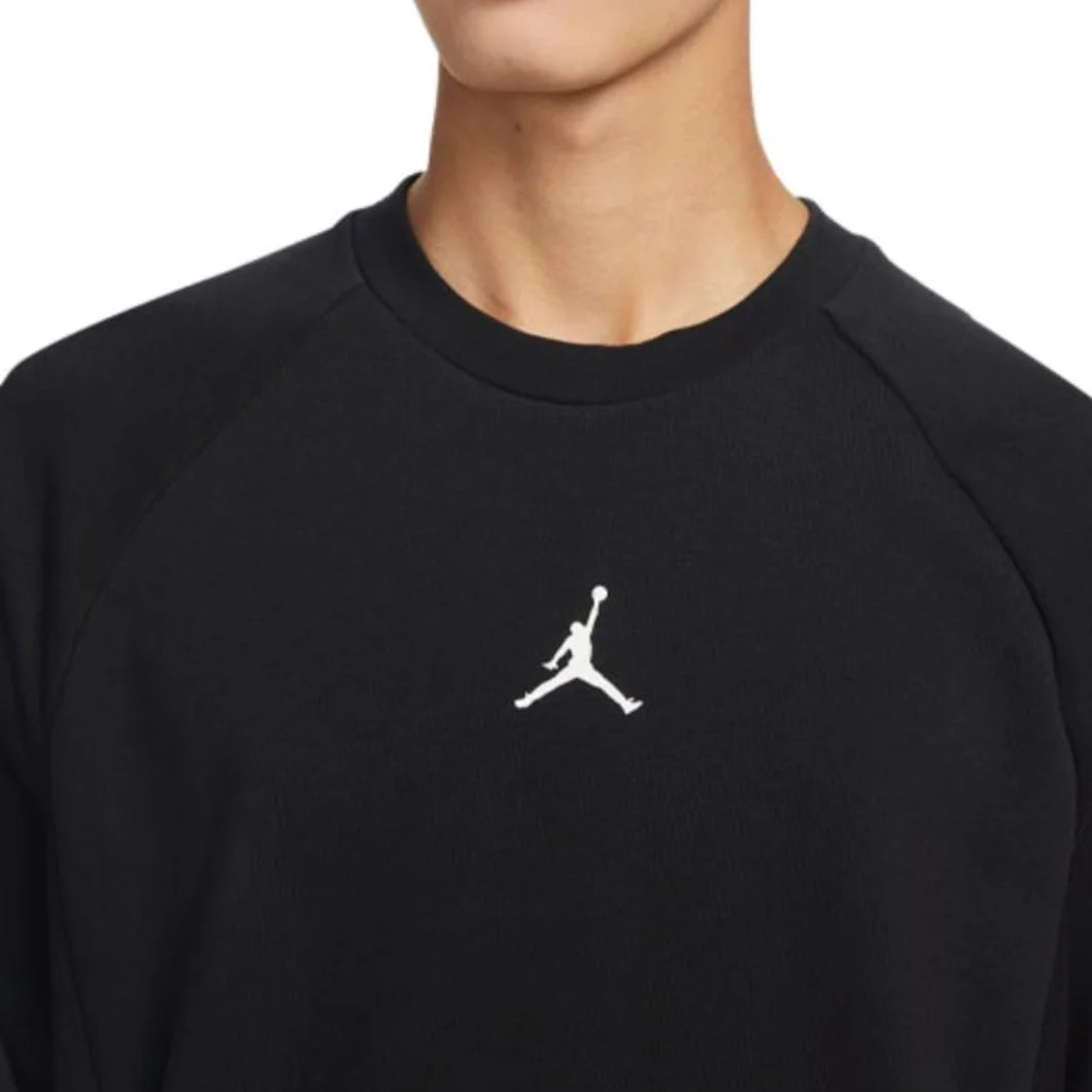 Nike authentic embroidery spring and autumn thin men's fashion classic long-sleeved round neck casual sweater black