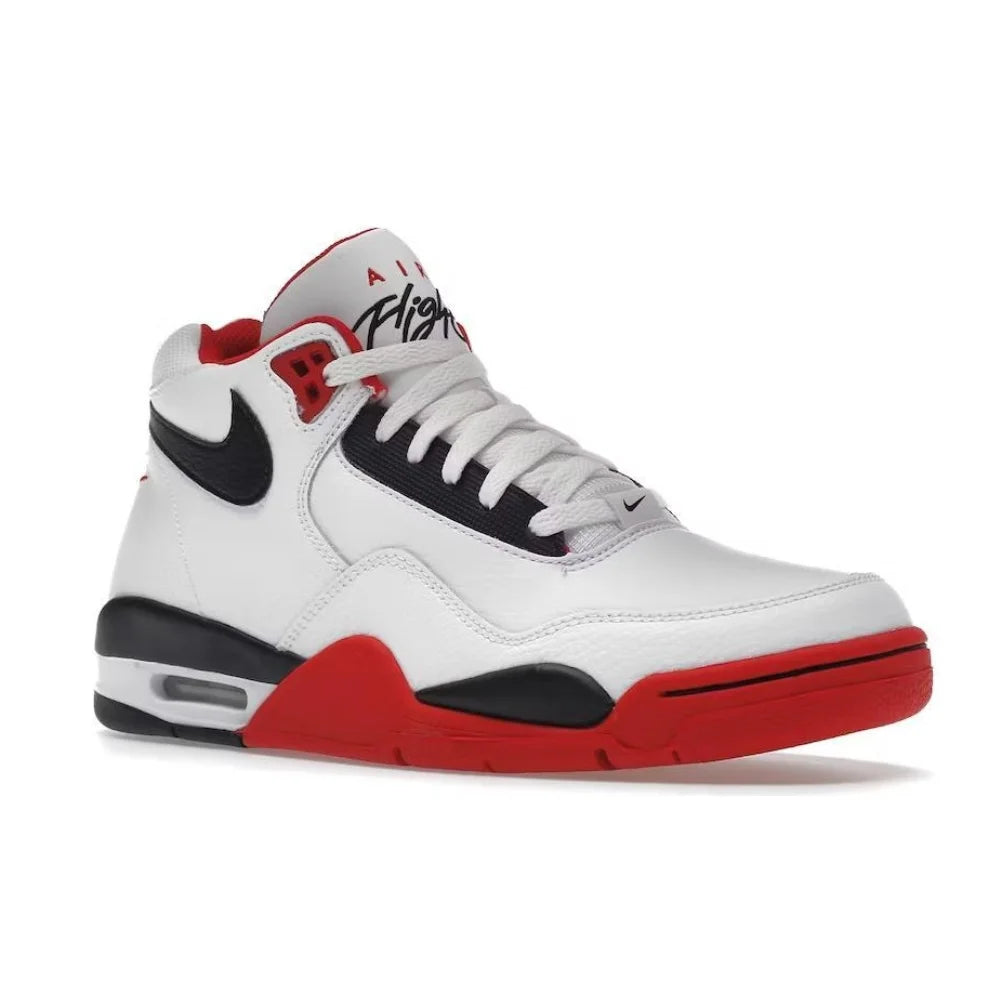 NIKE Flight Legacy men's shoes mid-top jordan 4 air cushion wear-resistant casual basketball sneakers