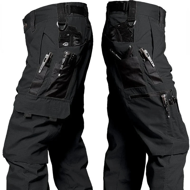 Wear Resistant Work Pant Man Multi-pocket Straight Cargo Trousers Outdoor Jogging Tactical Pants Spring Autumn Casual Trousers