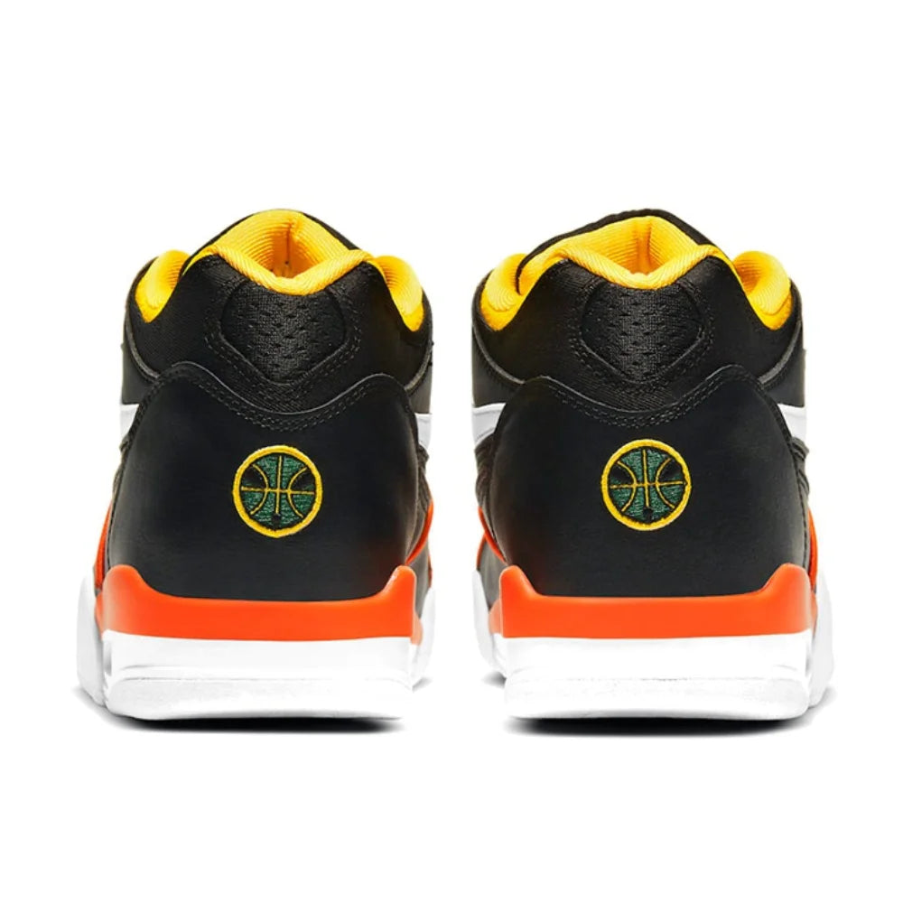 NIKE Flight Legacy men's shoes mid-top jordan 4 air cushion wear-resistant casual basketball sneakers