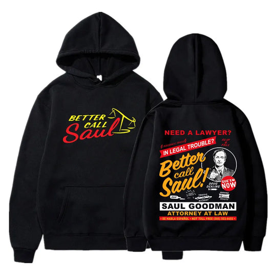 TV Show Fan Breaking Bad Graphic Hoodie Men's Loose Casual Pullover Better Call Saul Sweatshirt Men Women High Quality Hoodies