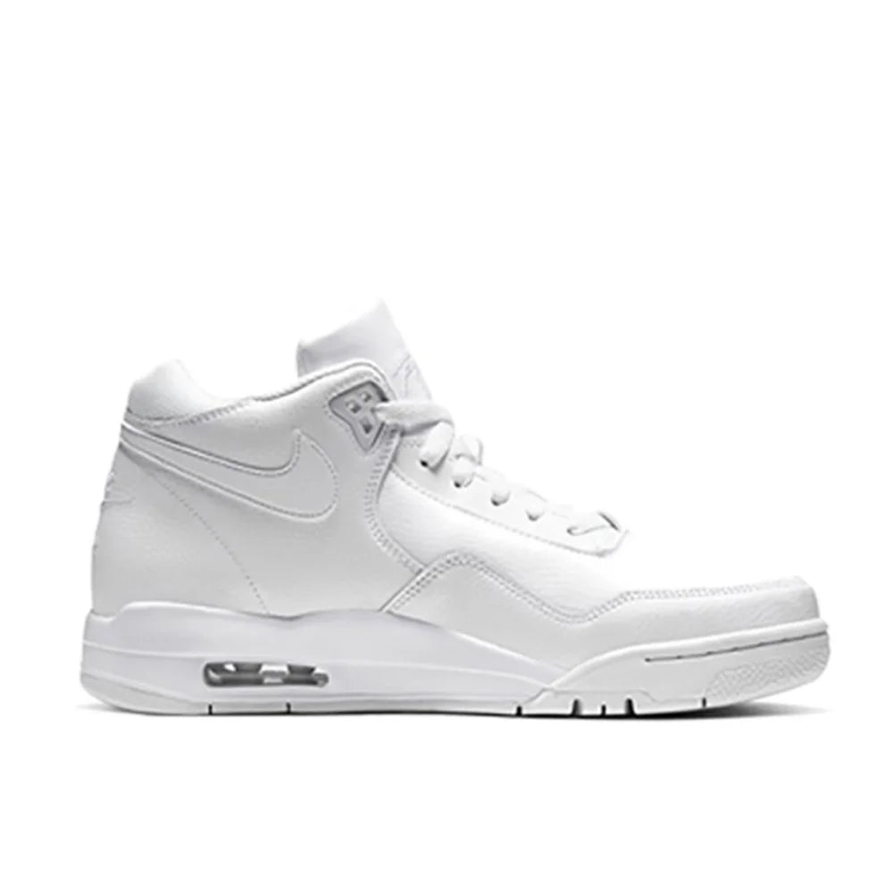 NIKE Flight Legacy men's shoes mid-top jordan 4 air cushion wear-resistant casual basketball sneakers