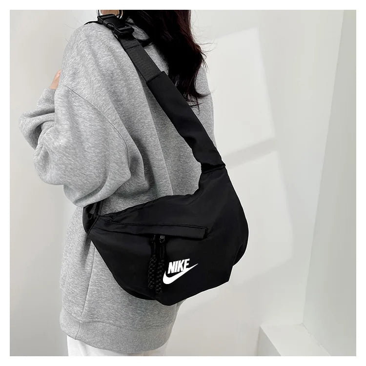 Nike Tech Hip Pack Series Large Capacity Nylon Zip Closure Sport Shoulder Crossbody Belt Chest Bag