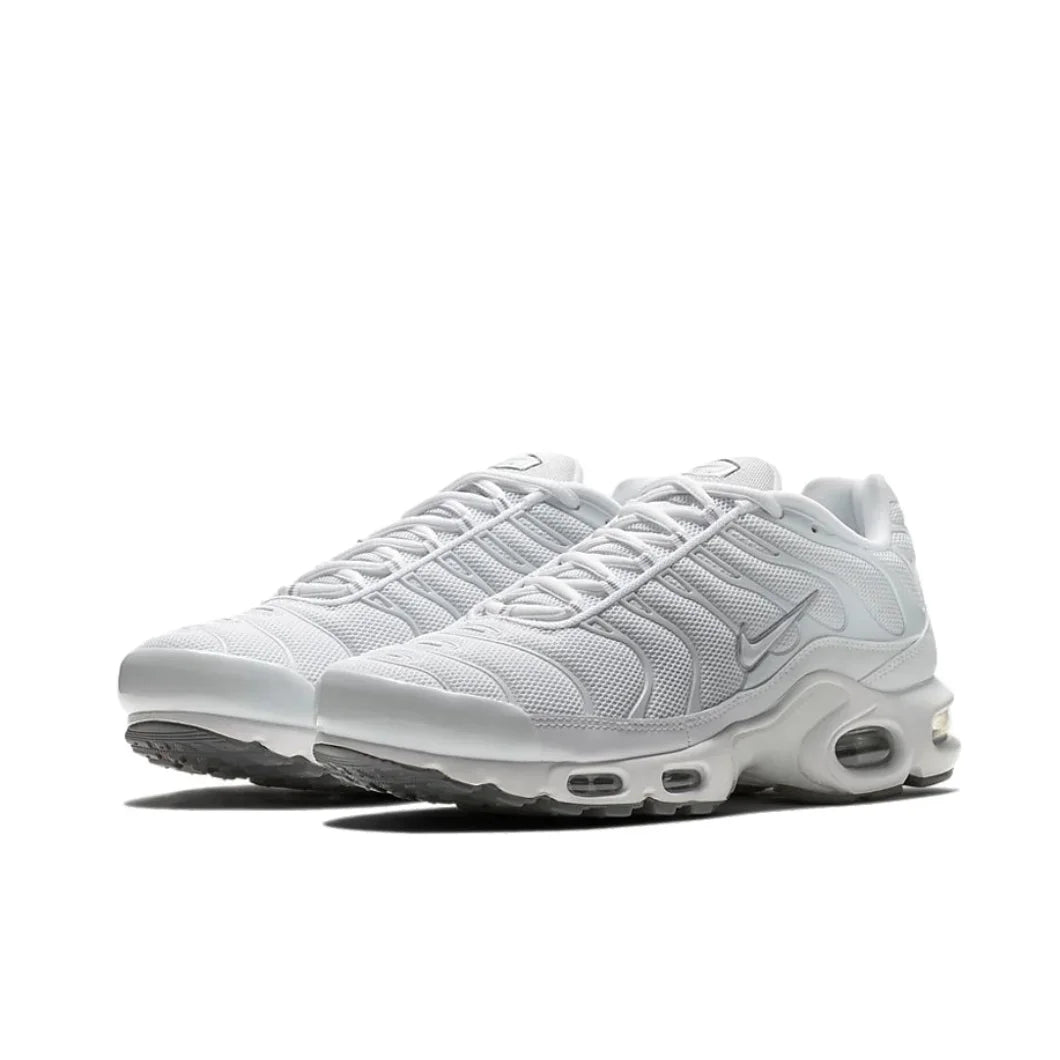 Nike New Air Max Plus TN Men's Sneakers winter Fashionable and comfortable casual shoes Lightweight and wearable Silver&Black