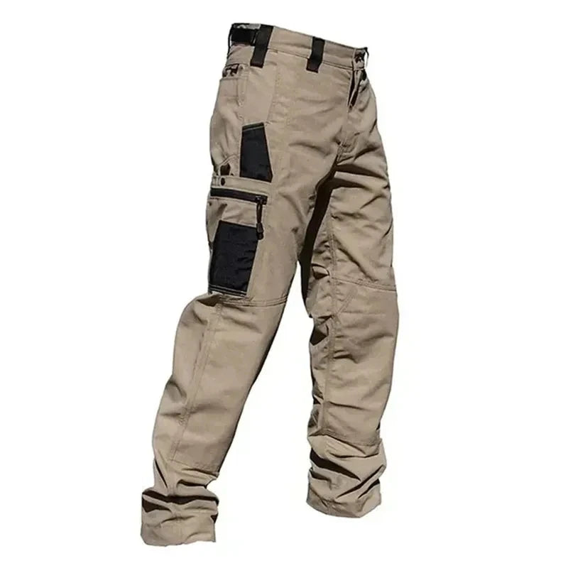 Wear Resistant Work Pant Man Multi-pocket Straight Cargo Trousers Outdoor Jogging Tactical Pants Spring Autumn Casual Trousers