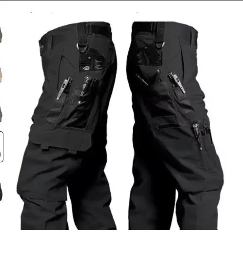 Wear Resistant Work Pant Man Multi-pocket Straight Cargo Trousers Outdoor Jogging Tactical Pants Spring Autumn Casual Trousers