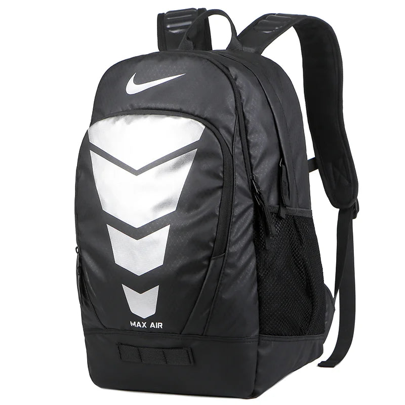 Nike Logo Outdoor Sports Running Cushioning Large Capacity Travel Zipper Closure School Bag Backpack Backpack