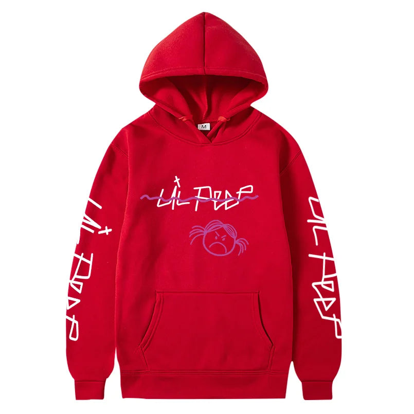 Rapper Lil Peep Hoodies Print Men Woman Oversized Hoodie Hip Hop Hooded Sweatshirts Harajuku Pullovers Unisex Tracksuit Clothing