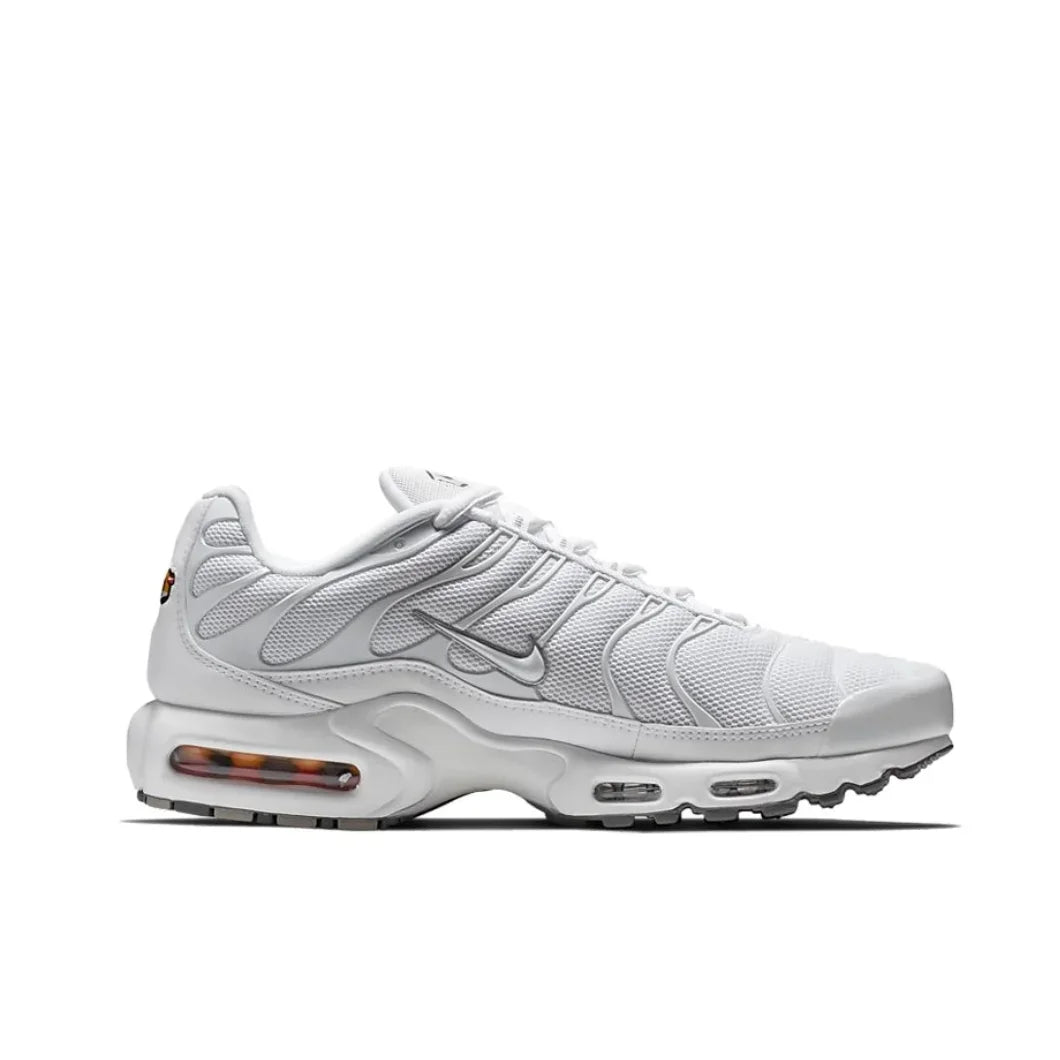 Nike New Air Max Plus TN Men's Sneakers winter Fashionable and comfortable casual shoes Lightweight and wearable Silver&Black